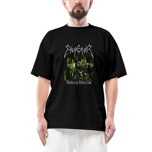 Emperor Anthems to the Welkin at Dusk Oversize Siyah Tişört
