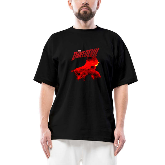 DareDevil Oversize Siyah Tişört