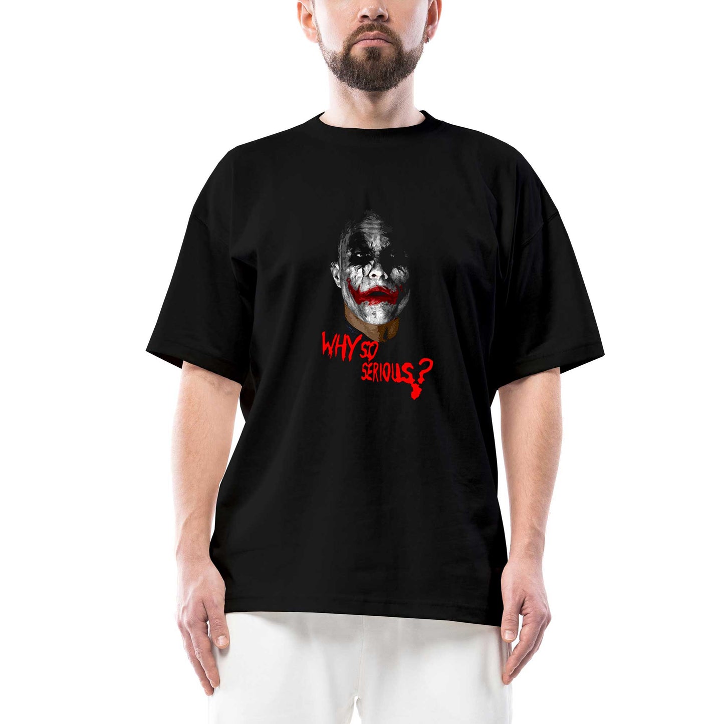 Joker How Alone You Really Are Oversize Siyah Tişört