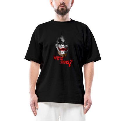 Joker How Alone You Really Are Oversize Siyah Tişört