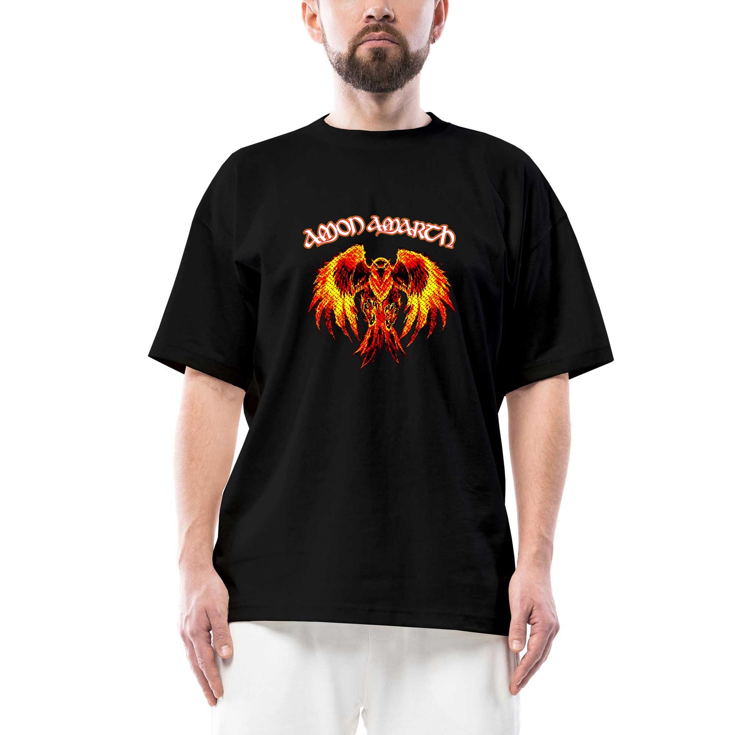 Amon Amarth Phoneix Oversize Siyah Tişört