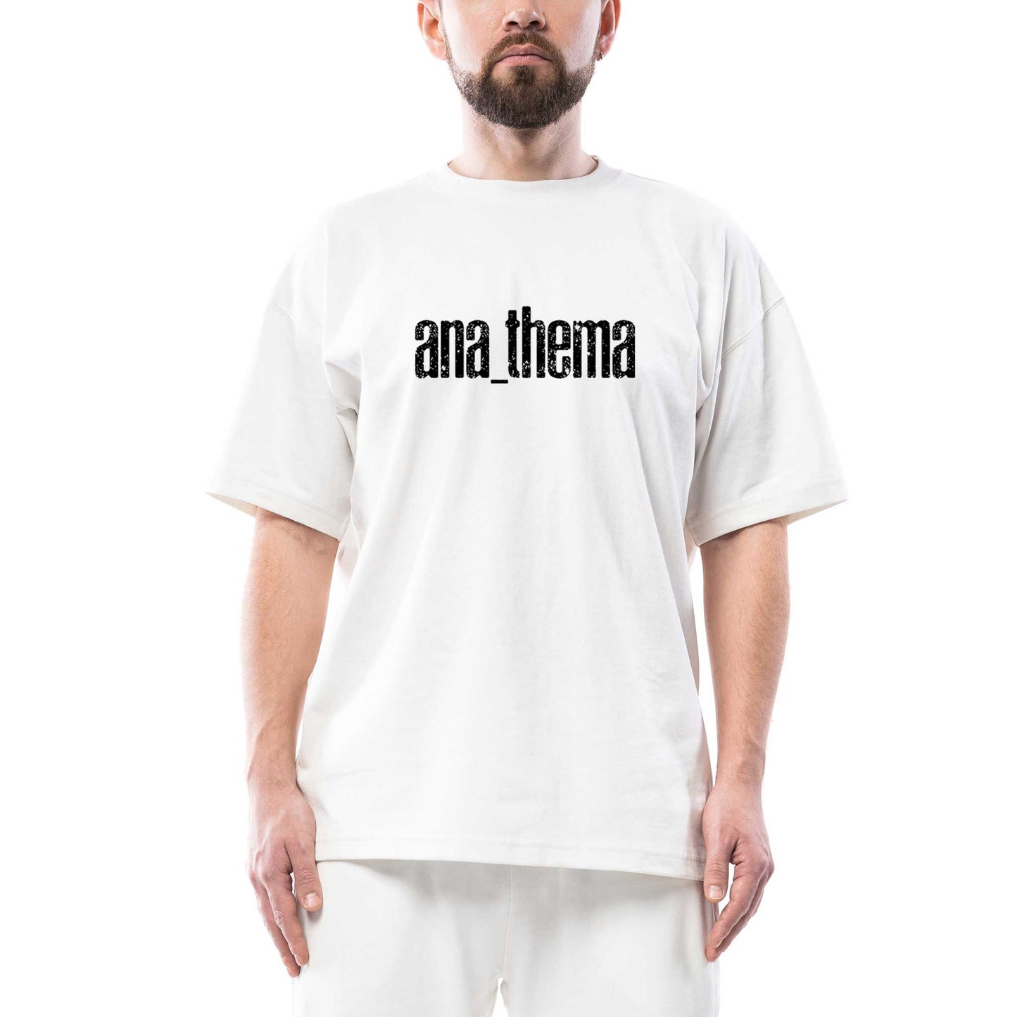 Anathema Born Oversize Beyaz Tişört