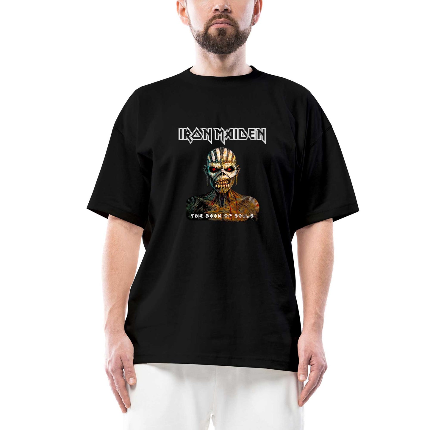 Iron Maiden The Book Of Souls Oversize Siyah Tişört