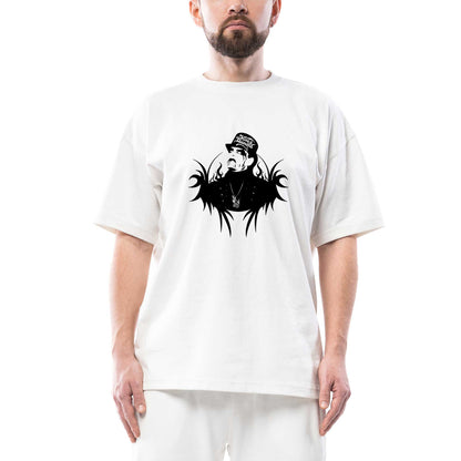 King Diamond Body Oversize Beyaz Tişört