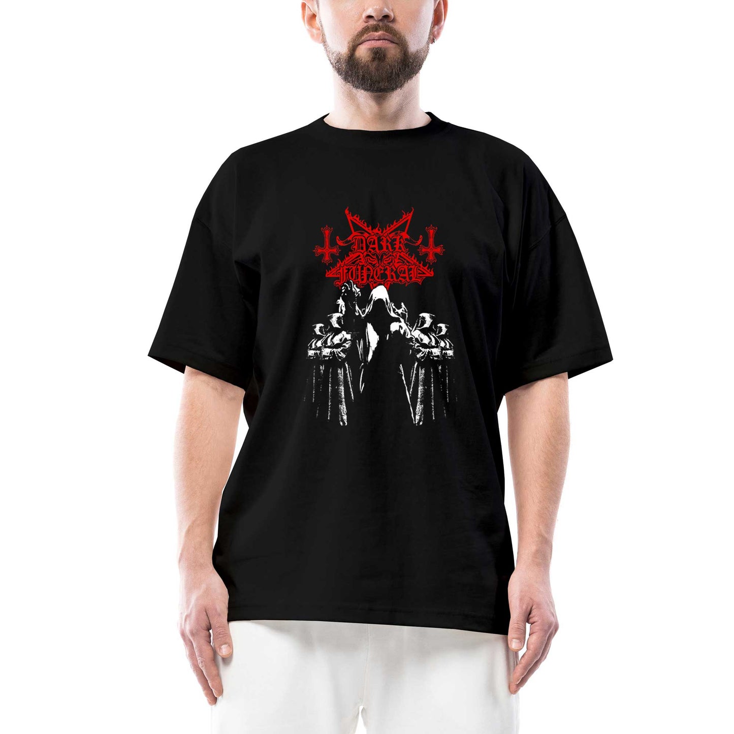 Dark Funeral Grup Oversize Siyah Tişört