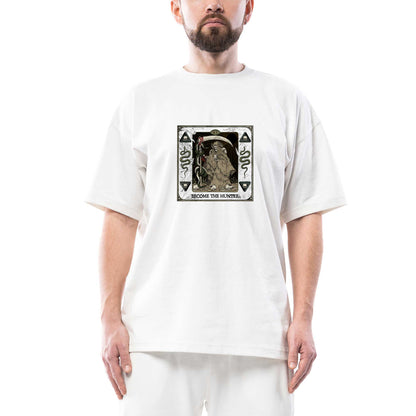 Suicide Silence Become The Hunter Artwork Oversize Beyaz Tişört