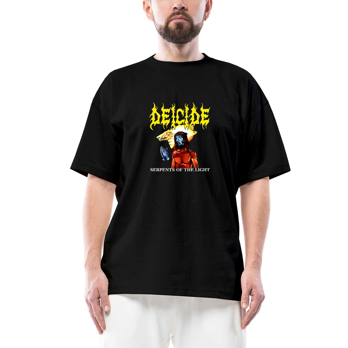Deicide Serpents Of The Lıght Oversize Siyah Tişört