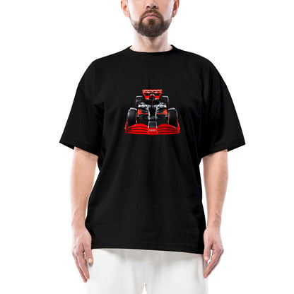 F1 Audi Formula Oversize Siyah Tişört