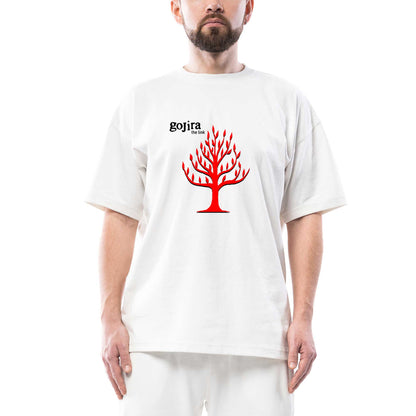Gojira The Link Oversize Beyaz Tişört