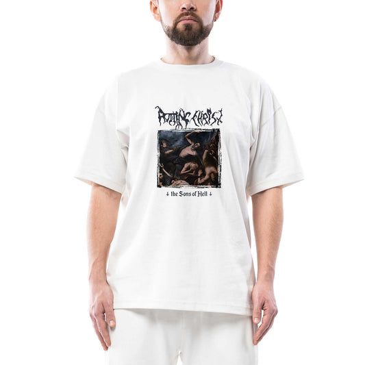 Rotting Christ The Sons Of Hell Oversize Beyaz Tişört