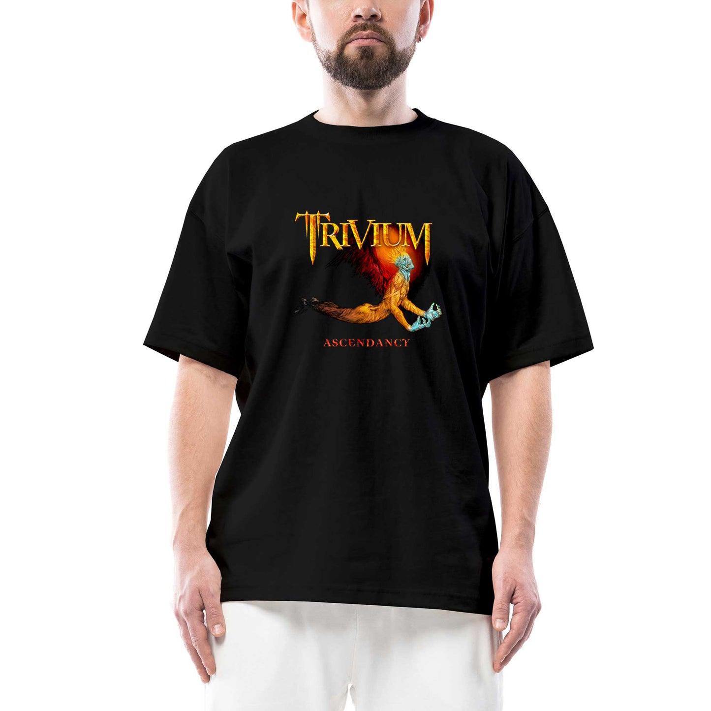 Trivium Ascendancy Oversize Siyah Tişört