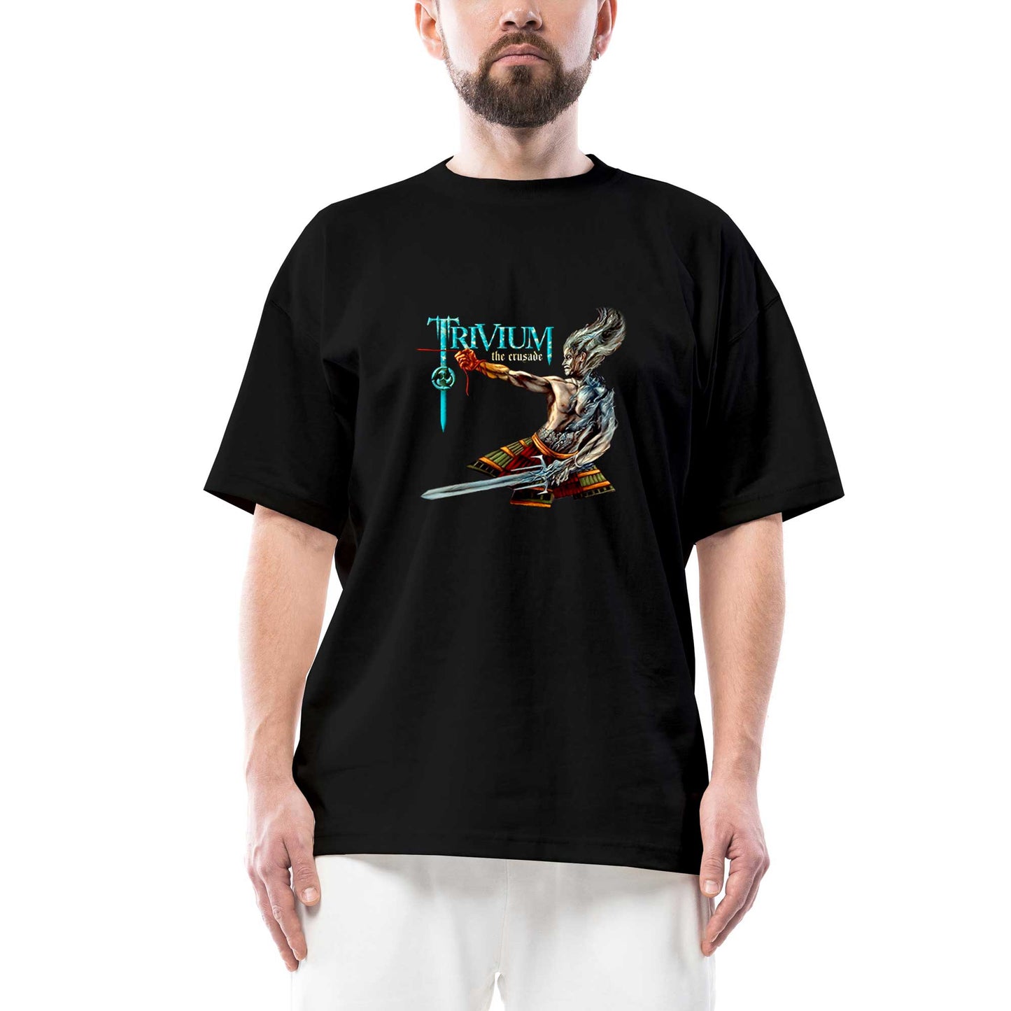 Trivium The Crusade Oversize Siyah Tişört