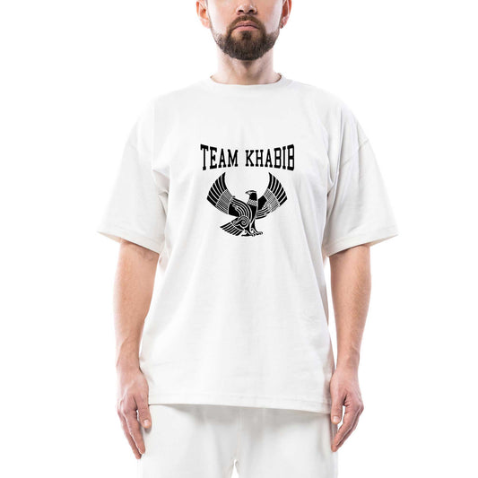 Khabib Nurmagomedov Team Essential 2 Oversize Beyaz Tişört