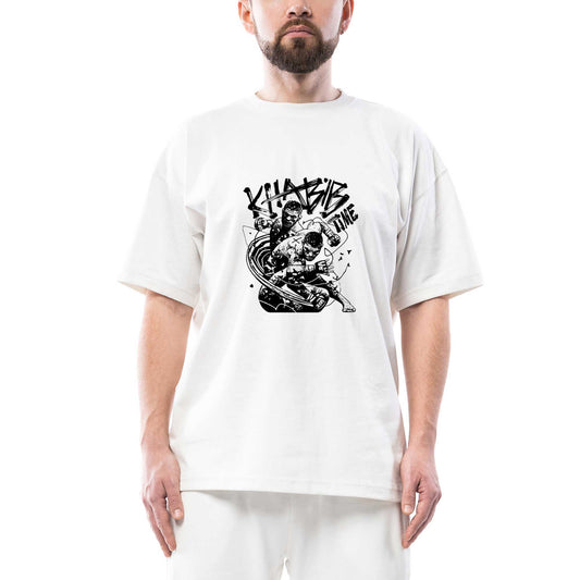 Khabib Nurmagomedov UFC Classic Oversize Beyaz Tişört
