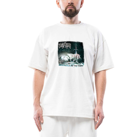 Belphegor the Last Supper Oversize Beyaz Tişört