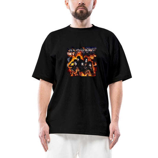Black Veil Brides Set the World On Fire Oversize Siyah Tişört