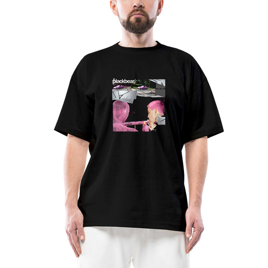 Blackbear Cybersex Oversize Siyah Tişört