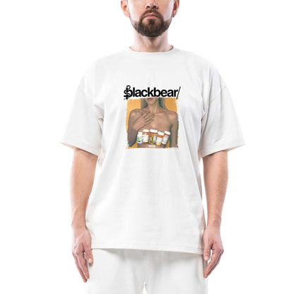 Blackbear Digital Drugs Oversize Beyaz Tişört