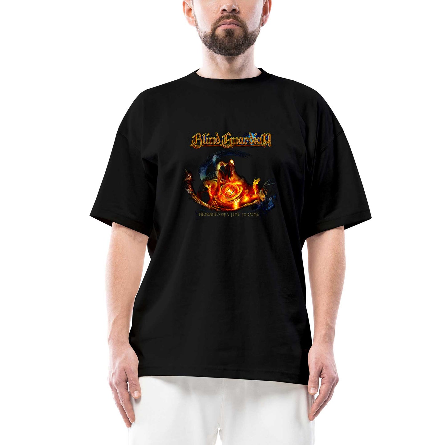Blind Guardian Memories Oversize Siyah Tişört