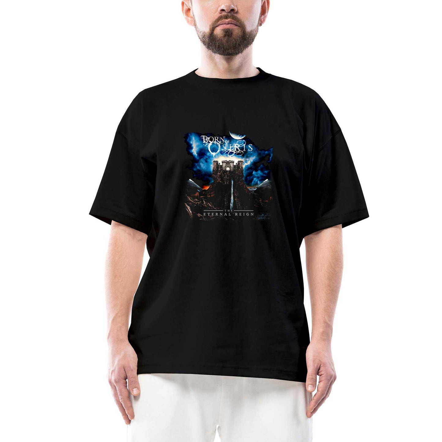 Born of Osiris the Eternal Reign Oversize Siyah Tişört