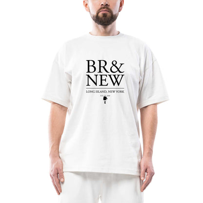 Brand New Long Island Oversize Beyaz Tişört