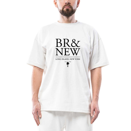 Brand New Long Island Oversize Beyaz Tişört