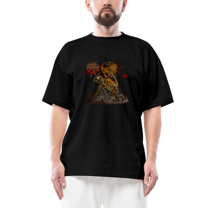 Cattle Decapitation Death Atlas Oversize Siyah Tişört