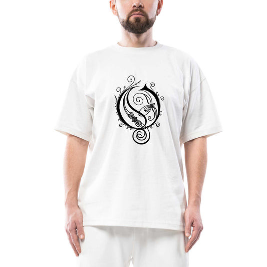 Opeth Type Oversize Beyaz Tişört