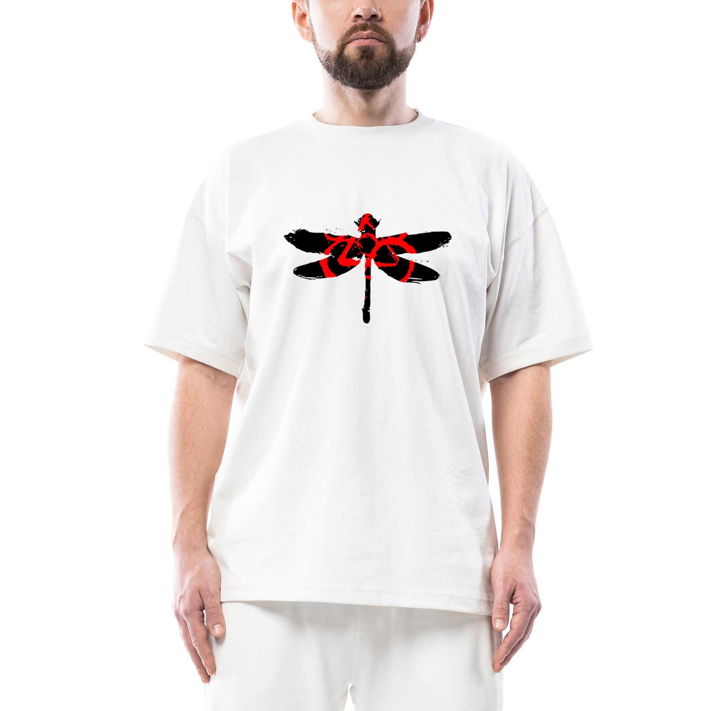 Coheed and Cambria Butterfly 2 Oversize Beyaz Tişört