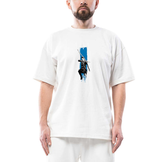 God Of War Atreus Oversize Beyaz Tişört