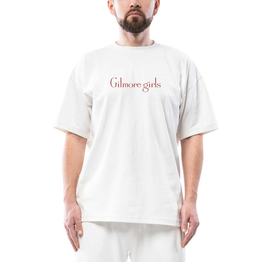 Glimore Girls Oversize Beyaz Tişört