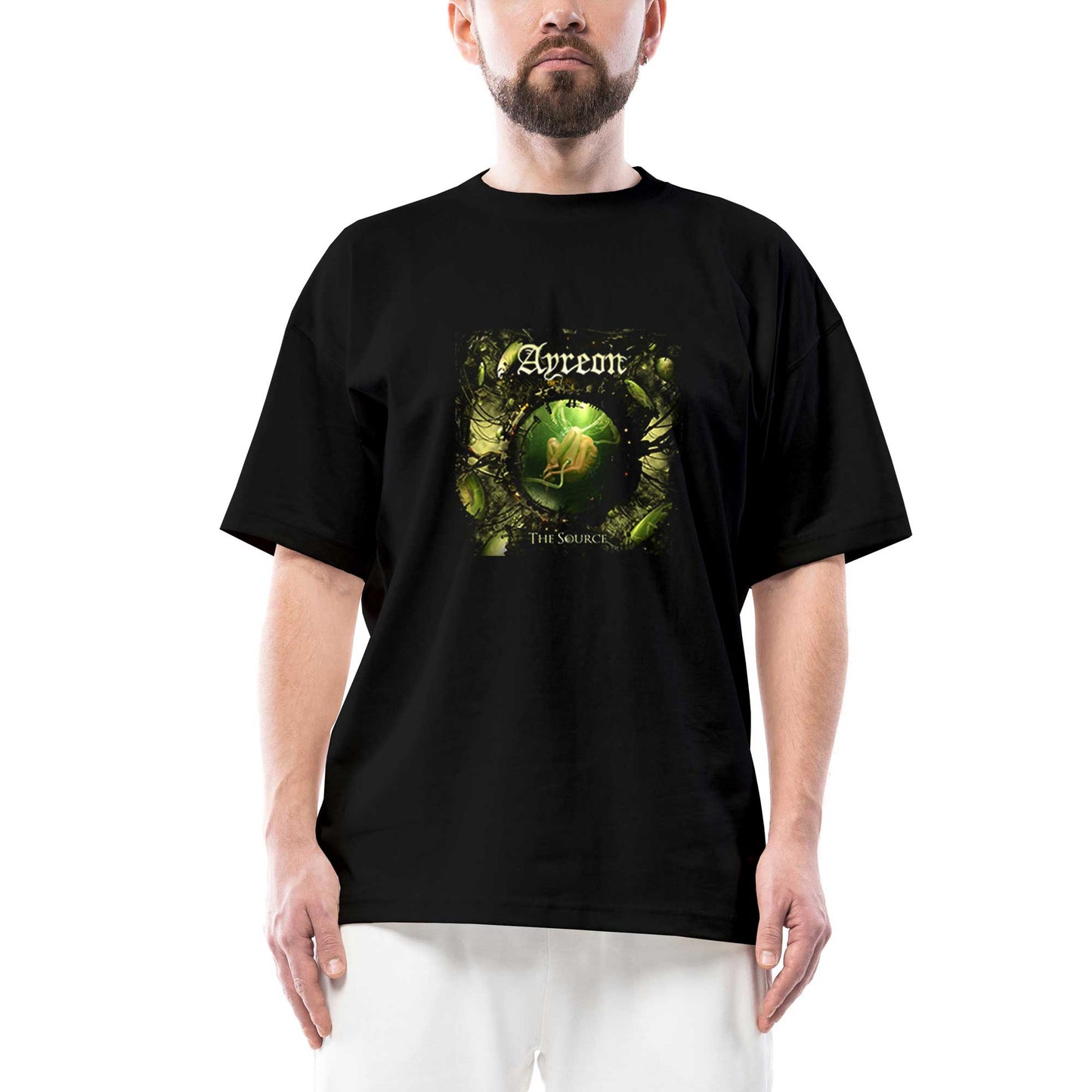 Ayreon The Source Oversize Siyah Tişört