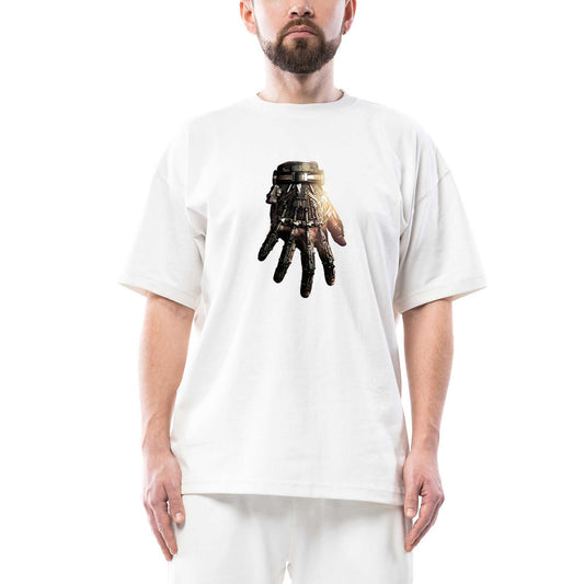 Call Of Duty Iron Hand Oversize Beyaz Tişört