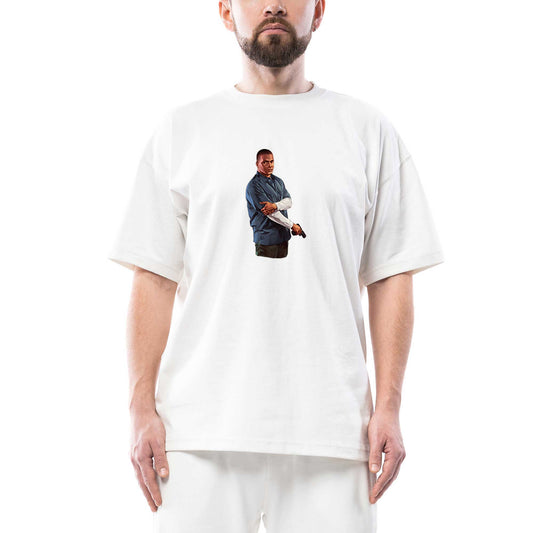 GTA Rifleman Human Oversize Beyaz Tişört