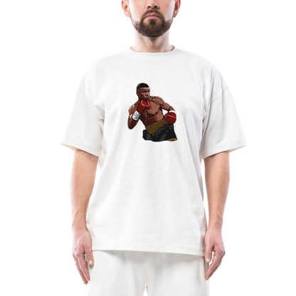 Mike Tyson WBC Fight Oversize Beyaz Tişört