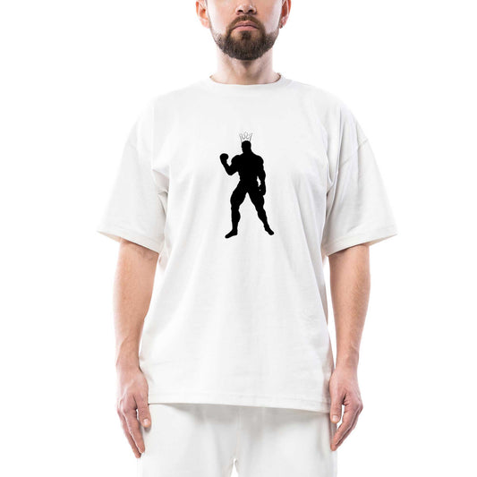 Mike Tyson Fury Oversize Beyaz Tişört