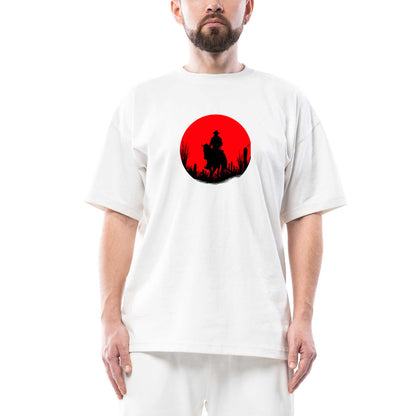 Red Dead Redemption 2 Red Oversize Beyaz Tişört