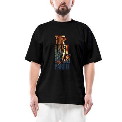 The Last Of Us 2 Butterfly Oversize Siyah Tişört