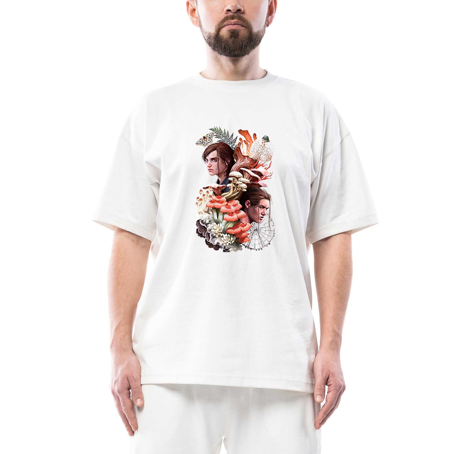 The Last Of Us 2 Fan Oversize Beyaz Tişört