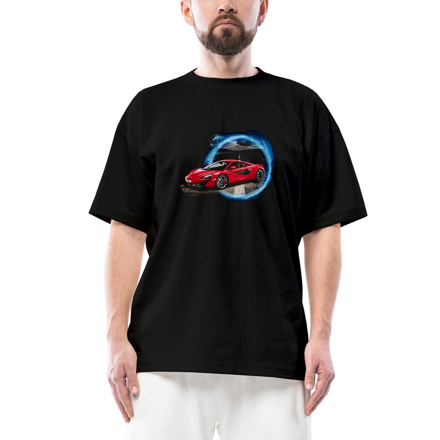 Asphalt 9 Legends 3D Car Oversize Siyah Tişört