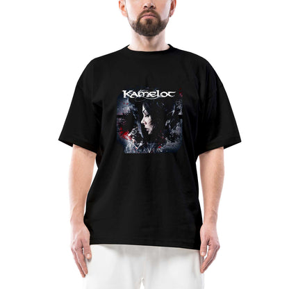 Kamelot Haven Oversize Siyah Tişört