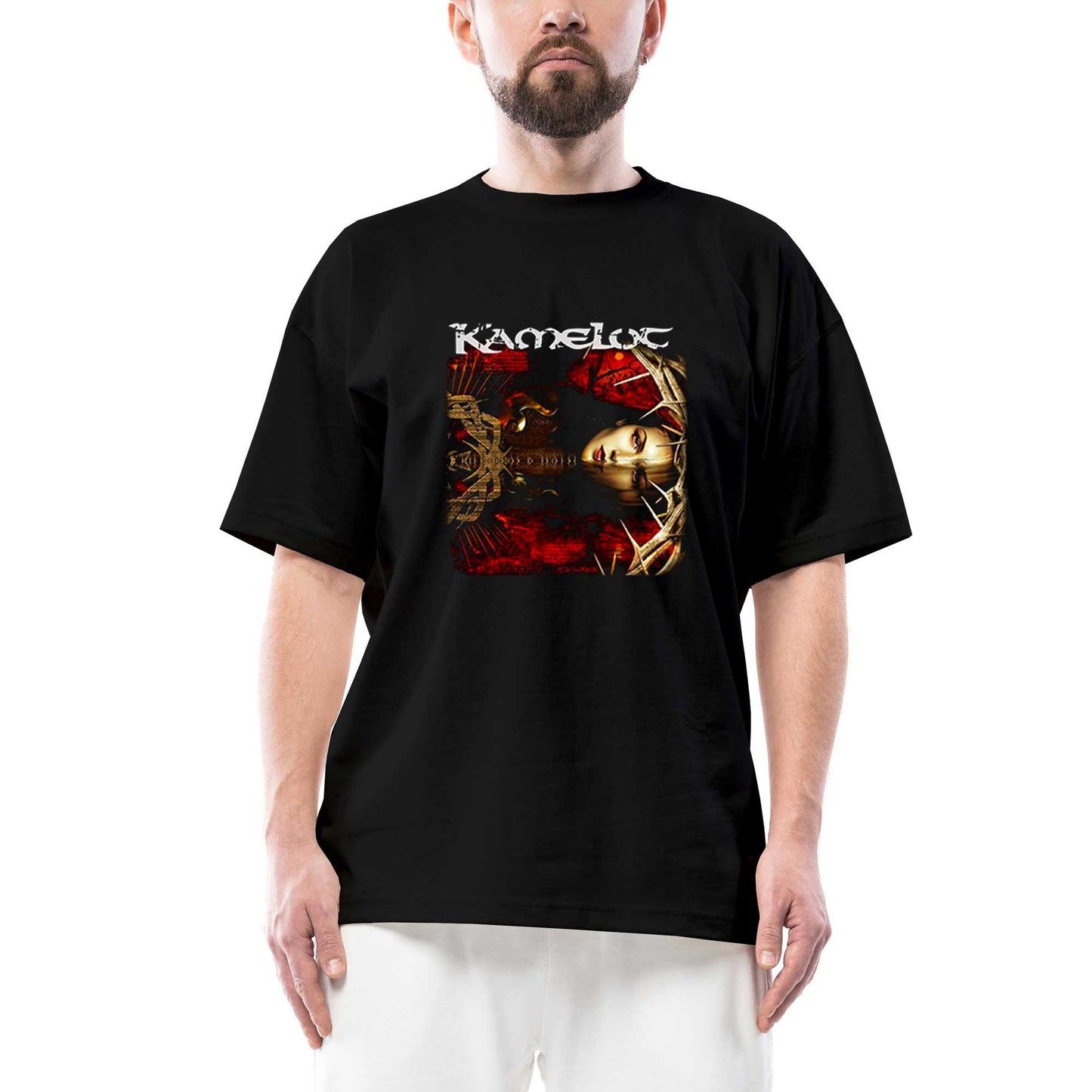 Kamelot The Black Halo Oversize Siyah Tişört