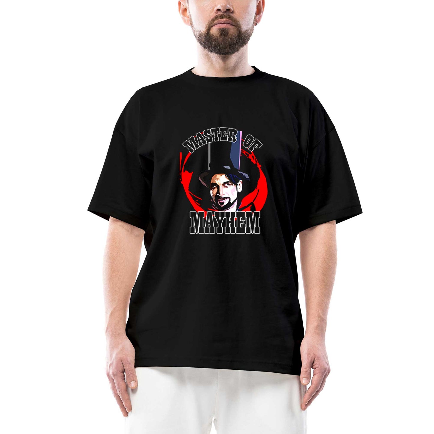Master Of Mayhem Julian Slink Oversize Siyah Tişört