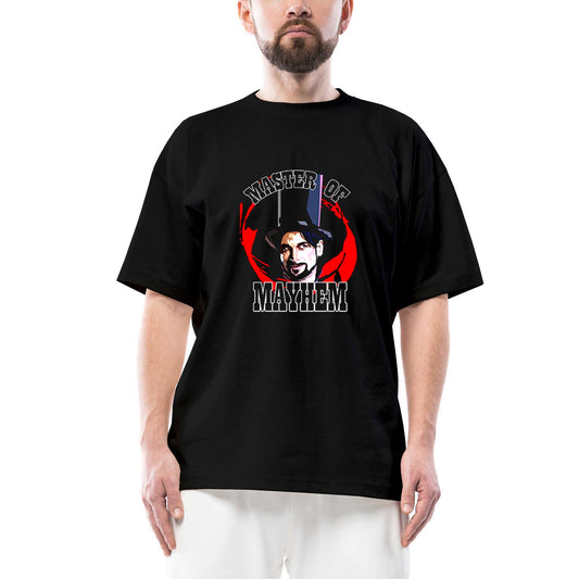 Master Of Mayhem Julian Slink Oversize Siyah Tişört