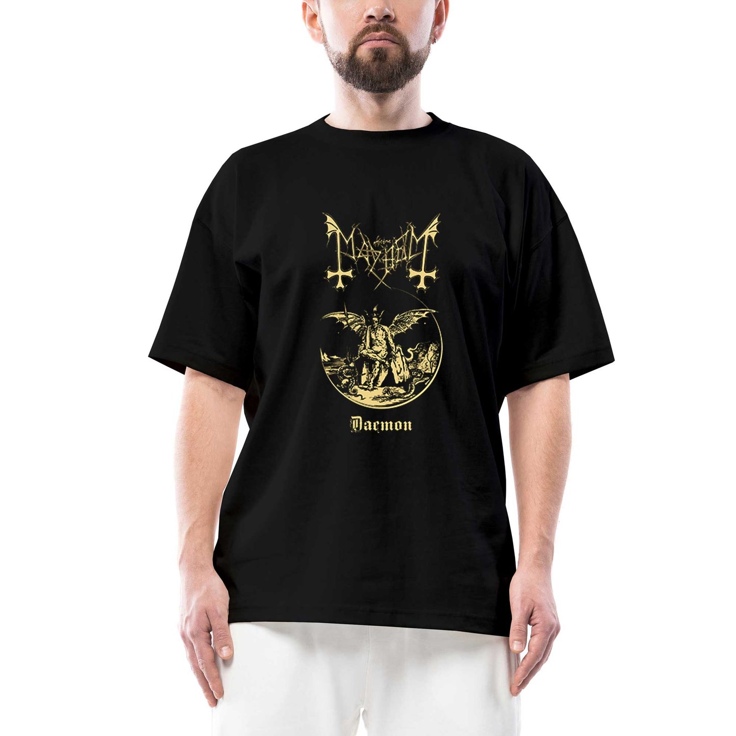Mayhem Daemon King Oversize Siyah Tişört
