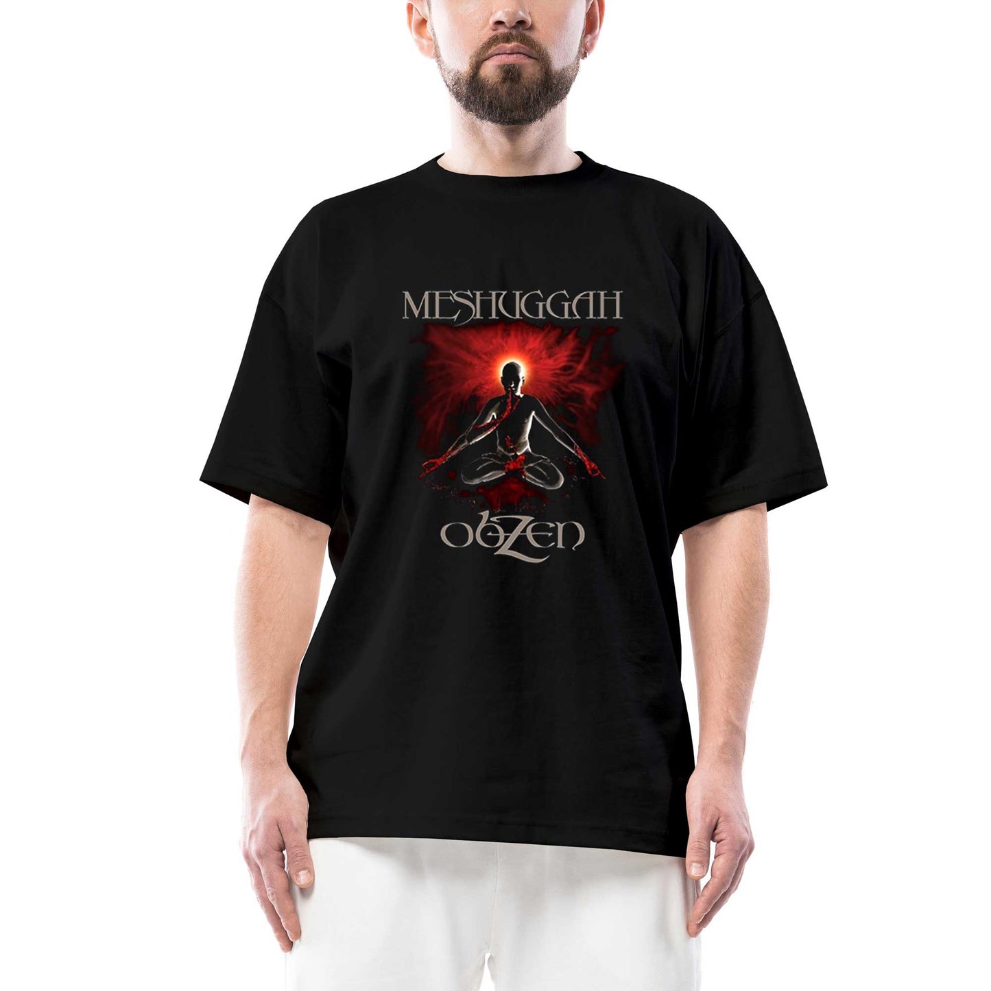 Meshuggah Obzen Oversize Siyah Tişört