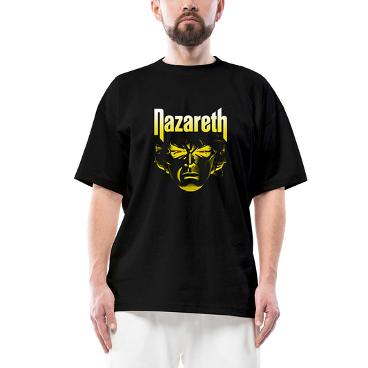 Nazareth Face Oversize Siyah Tişört