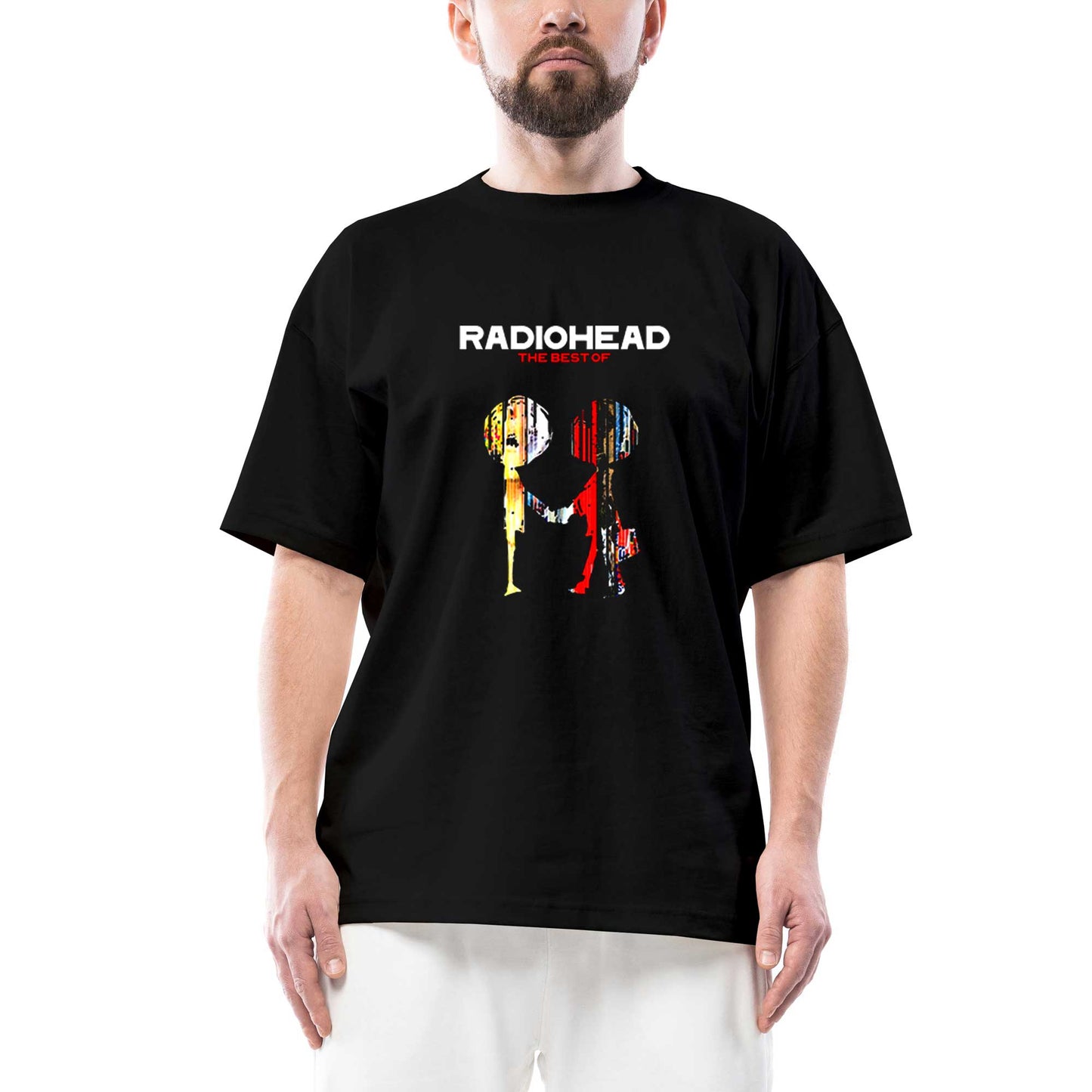 Radiohead The Best Of Oversize Siyah Tişört