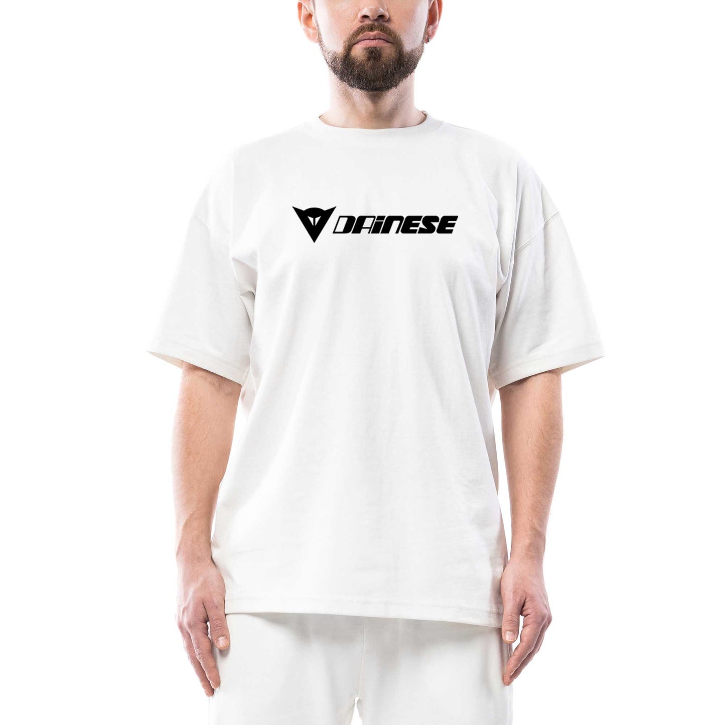 Dainese Logo Oversize Beyaz Tişört