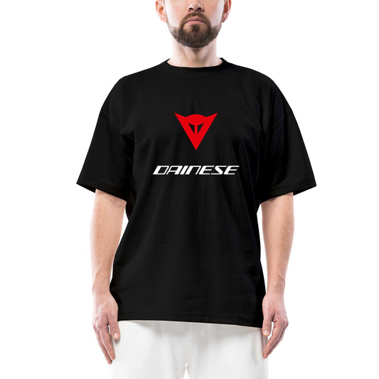 Dainese Motosiklet Oversize Siyah Tişört